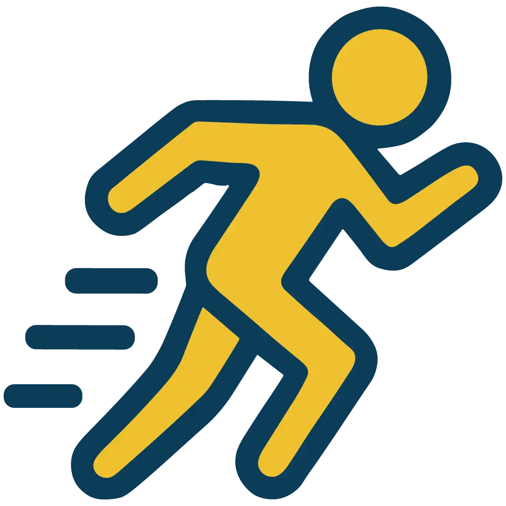 90-day sprint icon